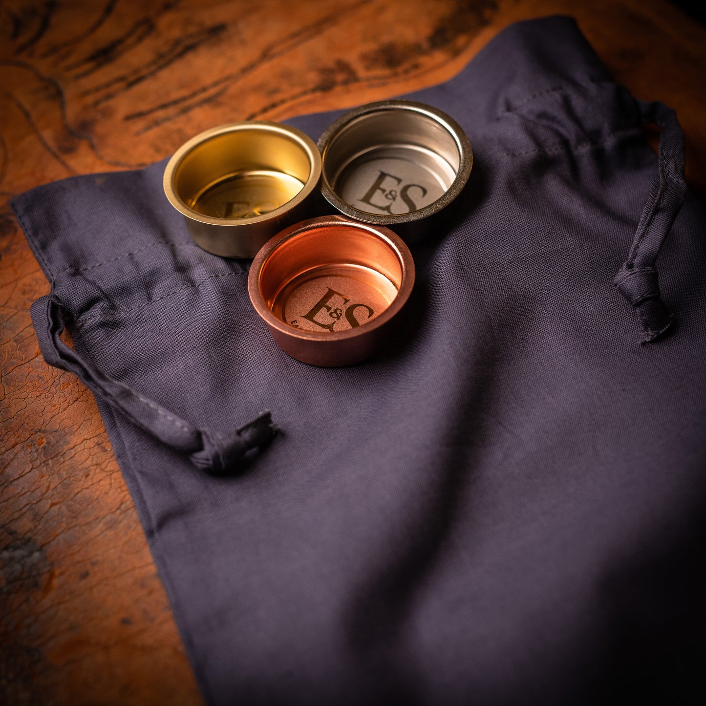 Human or Pet Urn For Ashes, Modern Candle Urn, Large Size, Personalise, Handmade in the UK, Pebble Grey with Cognac Brown Leather